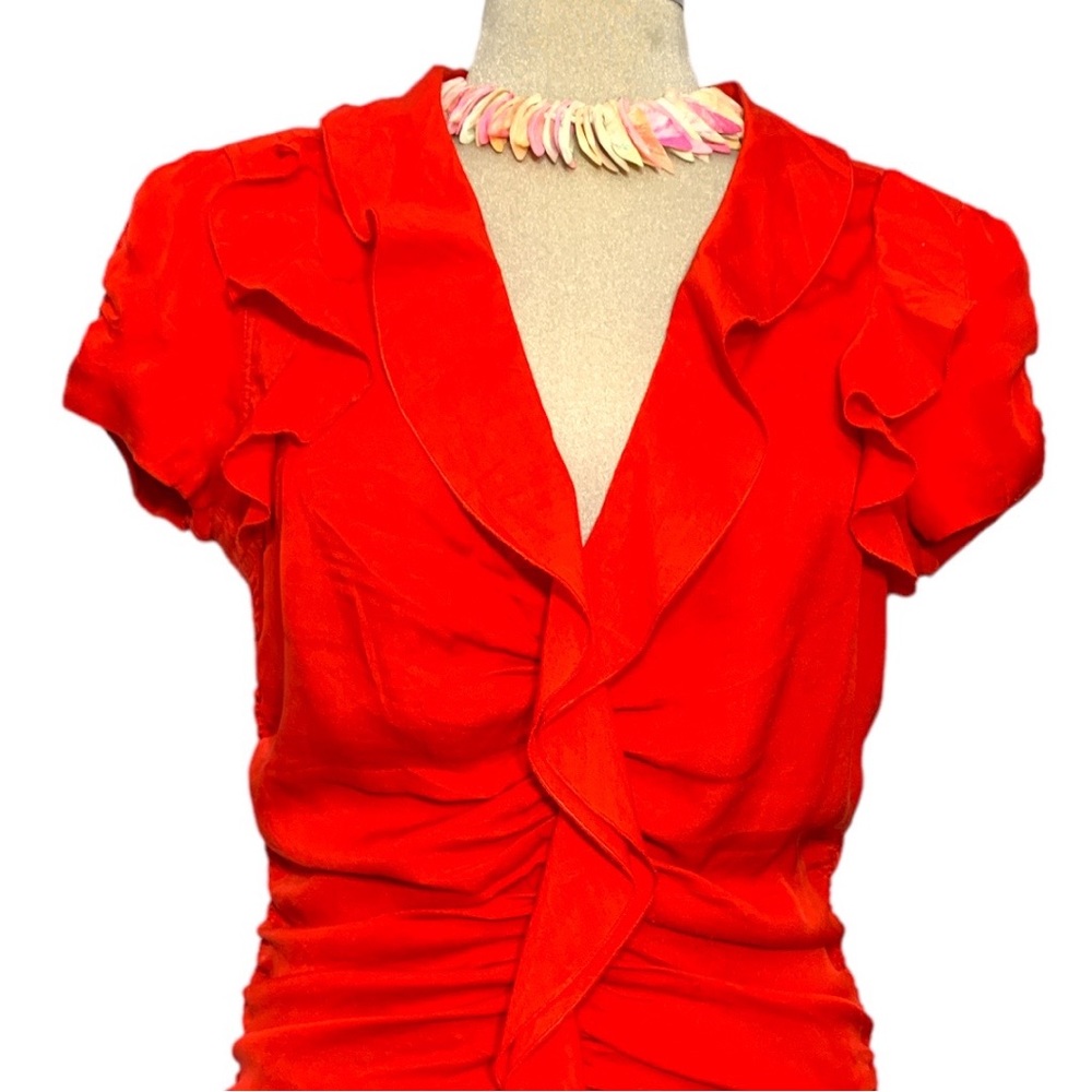 bebe Silk Ruffles top - Picture 13 of 15
